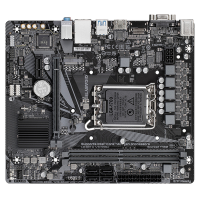Product Motherboard Gigabyte H610M H V3 DDR4 1.0 micro ATX LGA1700 Socket H610 base image