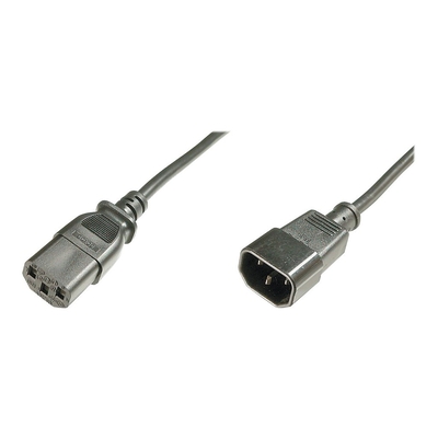 Product Καλώδιο Τροφοδοσίας Digitus Power extension - IEC C14 male/IEC C13 female - 5 m base image