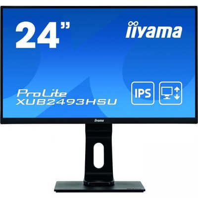 Product Monitor 24" Iiyama ProLite XUB2490HSUH B1 LED Full HD (1080p)  base image