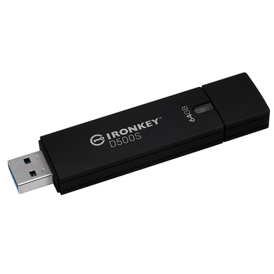 Product USB Stick 64GB Kingston IronKey D500S - TAA Compliant base image
