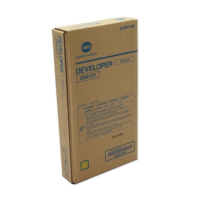 Product Toner Konica Minolta Developer DV-613 DV613 Yellow (A1DY700) base image