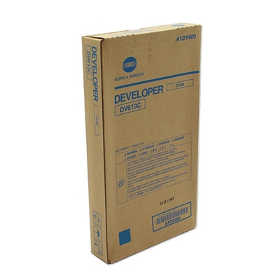 Product Toner Konica Minolta Developer DV-613 DV613 Cyan (A1DY900) base image