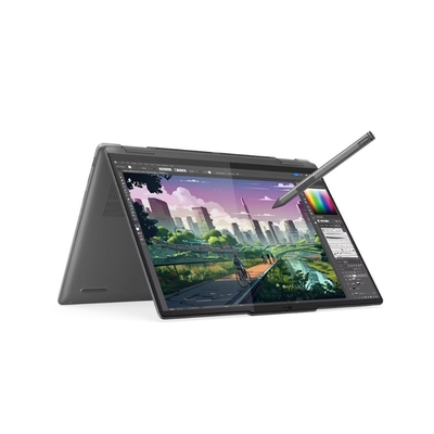 Product Laptop Lenovo 14" YOGA 7 AMD Ryzen 7-8840HS/16GB/SSD 512GB/Windows 11 (83DK002TPB) base image