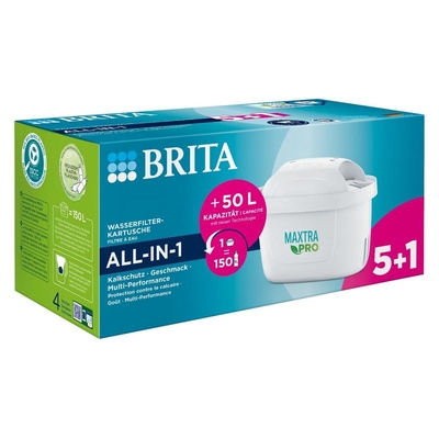 Product Ανταλλακτικά Φίλτρα Νερού Brita Maxtra Pro All-In-1 5+1 (120559) base image