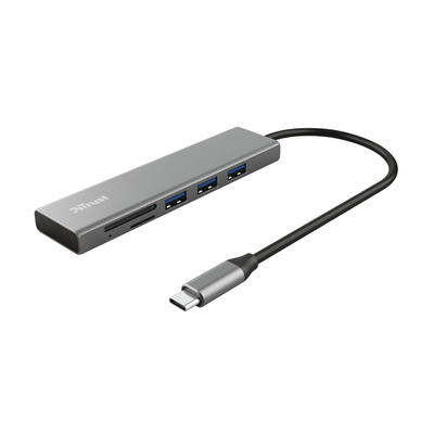 Product USB Hub Trust HALYX FAST USB-C HUB CARD base image