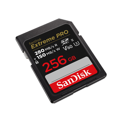 Product Κάρτα Μνήμης SanDisk PRO 256GB V60 UHS-II SD CARDS base image