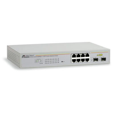 Product Network Switch Allied Telesis L2 WS GE 8 P W/ 2 X SFP base image