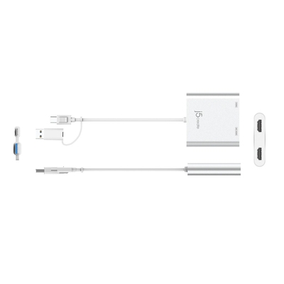 Product Αντάπτορας USB J5create USB-C to DUAL HDMI base image