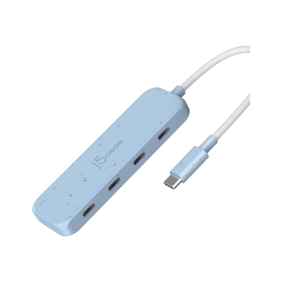 Product USB Hub J5create ECO-FRIENDLY USB-C to 4-PORT base image