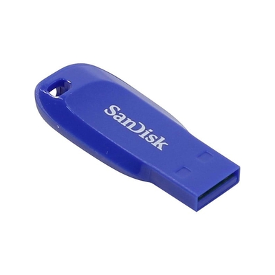 Product USB Flash 32GB SanDisk CRUZER BLADE ELECTRIC BLUE base image
