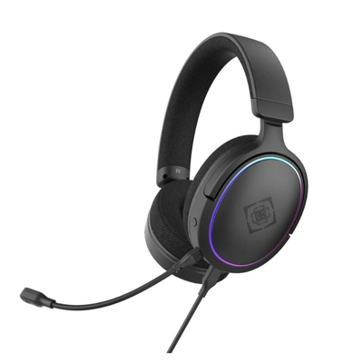Product Gaming Headset Deltaco Usb Dh430, 7.1 Surround Sound, Αφρός Μνήμης, Rgb Μαύρο Gam-162 base image