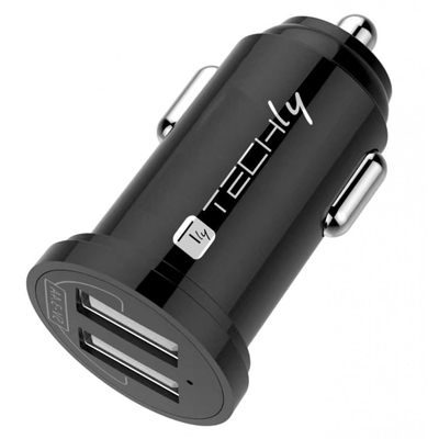 Product Φορτιστής Αυτοκινήτου Techly USB 4800mA 2p Black base image