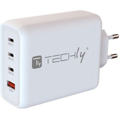 Product Φορτιστής USB Techly USB-C 1-2-3/USB-A 140W base image