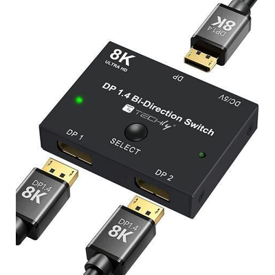 Product Splitter DisplayPort Techly 4K 1.4 base image