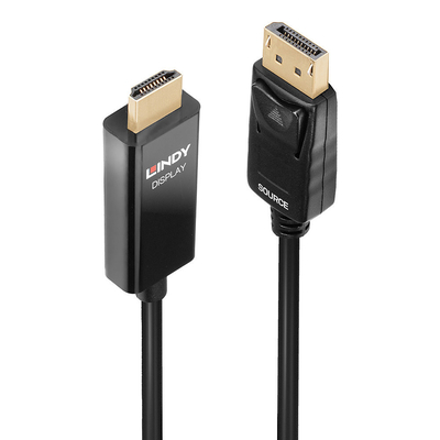 Product Καλώδιο DisplayPort Lindy 0,5m to HDMI with HDR base image