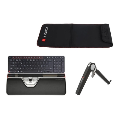 Product Rollermouse Contour RED Plus wireless Travel Kit retail base image