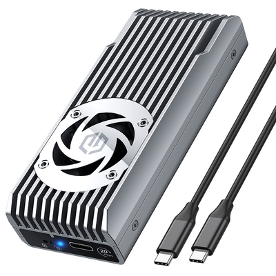 Product Θήκη για Σκληρό Δίσκο GrayGear externes M.2 NVMe with fans 20Gbit base image