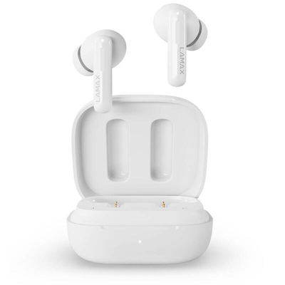 Product Handsfree Ακουστικά Lamax In-Ear Clips1 Plus white BT 5.3 Battery 42 Std. retail base image