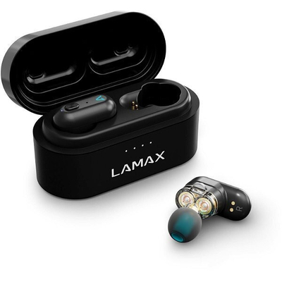 Product Handsfree Ακουστικά Lamax In-Ear Duals1 True Wireless BT 5.0 Battery 28 Std. retail base image