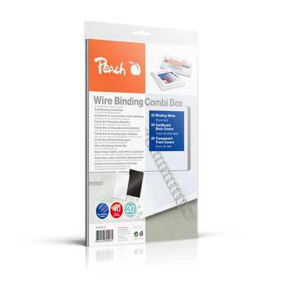 Product Σπιράλ Βιβλιοδεσίας Peach Wire Binding Combi Box PW064-07 20 Binding Wires 6mm base image
