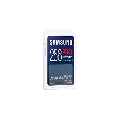 Product Κάρτα Μνήμης SD 256GB Samsung SDXC PRO Ultimate (CL10) Reader retail base image