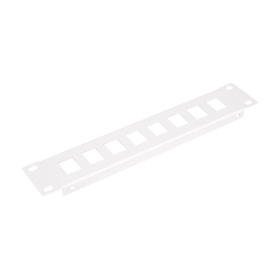 Product Patch Panel Equip 10" with Keystone Montage 1U, Gray base image