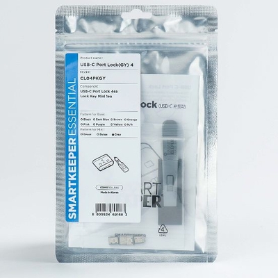 Product Κλειδαριά Θυρών Smartkeeper Mini "USB-C Port" Blocker Gray 4 pcs.+Key base image