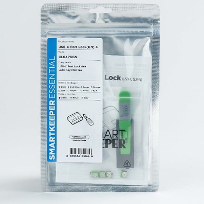 Product Κλειδαριά Θυρών Smartkeeper Mini "USB-C Port" Blocker Green 4 pcs.+Key base image