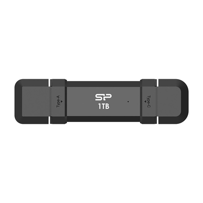 Product USB Stick 1TB Silicon Power -SSD USB 3.2 DS72 Black base image