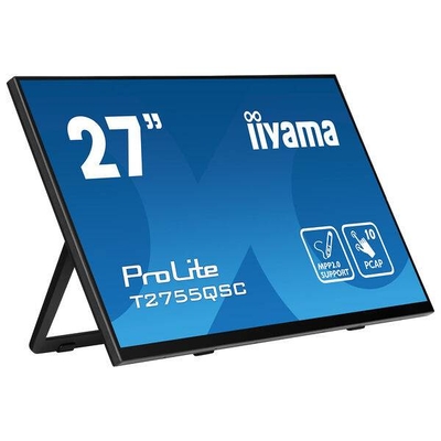 Product Monitor 27" Iiyama 68.4cm T2755QSC-B1 16:9 M-Touch HDMI+DP IPS retail base image