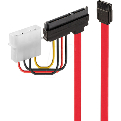 Product Καλώδιο Lindy 0.5m Internes SATA- & StromCable passiv base image