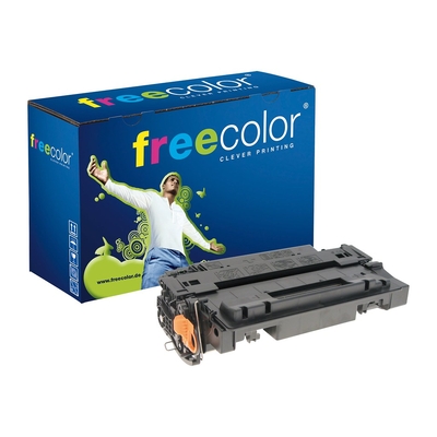 Product Toner Συμβατό Freecolor HP LJ P3015 A black CE255A base image