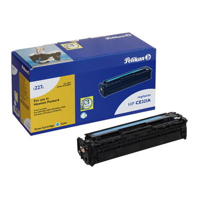 Product Toner Συμβατό Pelikan HP CE321A 1227c cyan rebuilt base image
