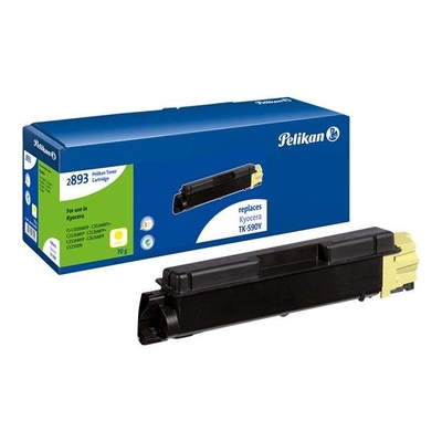 Product Toner Συμβατό Pelikan Kyocera TK-590Y 2893y yellow rebuilt base image