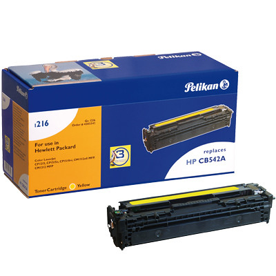 Product Toner Συμβατό Pelikan HP CB542A 1216y yellow rebuilt base image