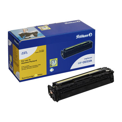 Product Toner Συμβατό Pelikan HP CE322A 1227y yellow rebuilt base image