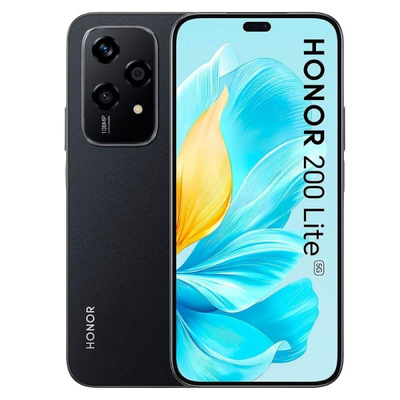 Product Smartphone Honor 200 Lite 5G Dual Sim 8GB RAM 256GB - Midnight Black EU base image