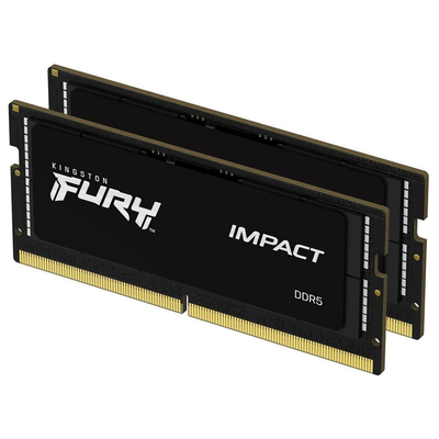 Product Μνήμη RAM Φορητού DDR5 32GB Kingston FURY Impact - (2 x 16GB Kit) - 6400 SO-DIMM CL38 base image