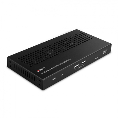 Product Hdmi Controller Lindy 4K30 HDMI & USB over IP Decoder base image