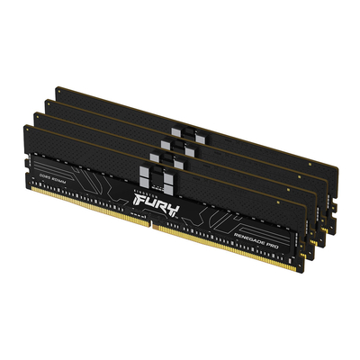 Product Μνήμη RAM Σταθερού DDR5 64GB Kingston FURY Renegade Pro - (4 x 16GB Kit) - 5600 DIMM CL28 base image