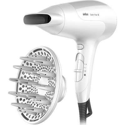 Product Πιστολάκι Μαλλιών Braun Satin Hair 3 HD 385 2000 W White base image