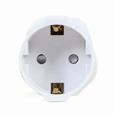 Product Αντάπτορας Πρίζας Gembird A-AC-EUFUKM-01 AC EU Schuko socket to UK plug, 13 A base image