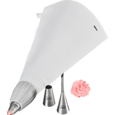 Product Κορνέ Ζαχαροπλαστικής Gefu 14330 pastry bag Cotton, Plastic, Stainless steel base image