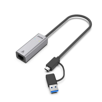 Product Κάρτα Δικτύου USB Unitek USB-A/USB-C - RJ-45 2.5 GBIT, U1313C base image