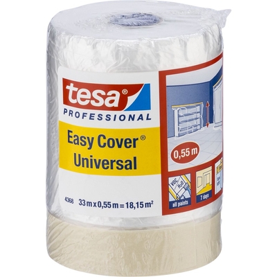 Product Μεμβράνη Επικάλυψης TESA 33mm x 55cm Easy Cov. pale cream 04368 base image