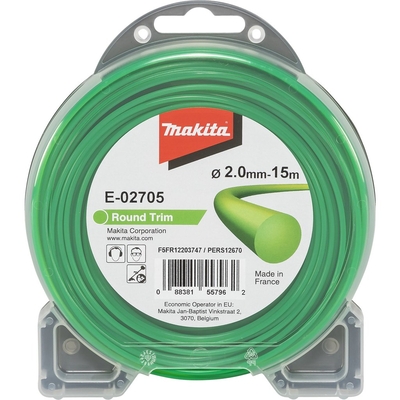 Product Μεσινέζα για Χορτοκοπτικά Makita E-02705 Mowing String round 2,0mmx15m base image