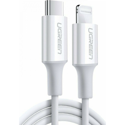Product Καλώδιο USB Ugreen Lightning To Type-C 1m white base image