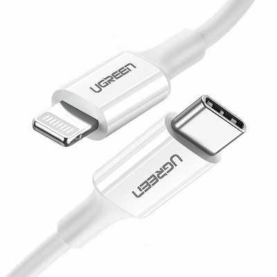Product Καλώδιο USB Ugreen USB-C to Lightning 2m white MFi base image
