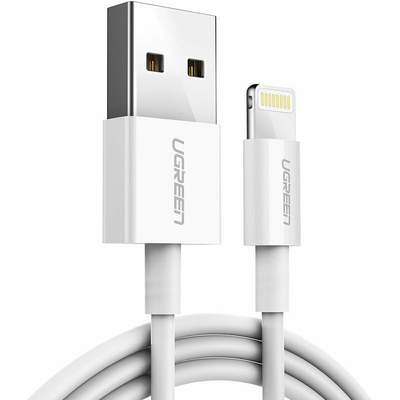 Product Καλώδιο USB Ugreen USB-A to Lightning 2m white MFi base image