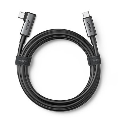 Product Καλώδιο USB Ugreen Right Angle USB-C to USB-C Link 5m Black base image